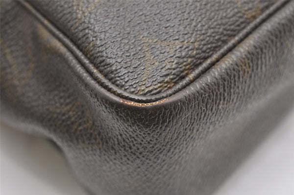 Auth Louis Vuitton Monogram Trousse Toilette 28 Clutch Hand Bag Old Model 3294K