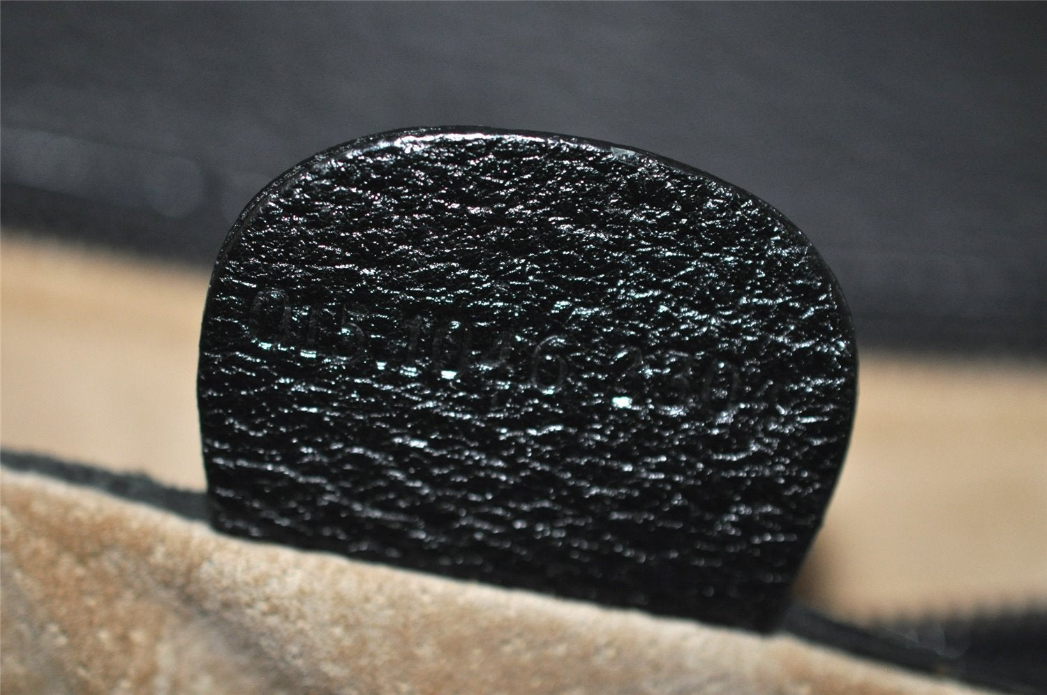 Authentic GUCCI Bamboo Vintage 2Way Briefcase Business Bag Leather Black 3295I