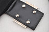 Authentic FENDI Mamma Baguette Shoulder Hand Bag Jersey Leather Black 3296I