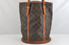 Authentic Louis Vuitton Monogram Bucket GM Shoulder Tote Bag M42236 Junk 3296K