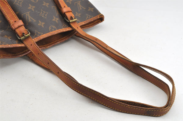 Authentic Louis Vuitton Monogram Bucket GM Shoulder Tote Bag M42236 Junk 3296K