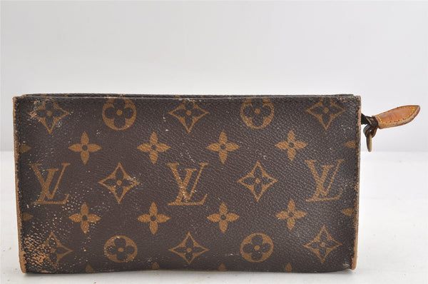 Authentic Louis Vuitton Monogram Bucket GM Shoulder Tote Bag M42236 Junk 3296K