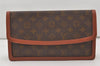 Auth Louis Vuitton Monogram Pochette Dame GM Clutch Hand Bag Old Model LV 3298J
