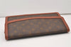 Auth Louis Vuitton Monogram Pochette Dame GM Clutch Hand Bag Old Model LV 3298J