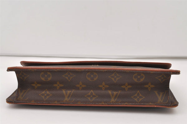 Auth Louis Vuitton Monogram Pochette Dame GM Clutch Hand Bag Old Model LV 3298J