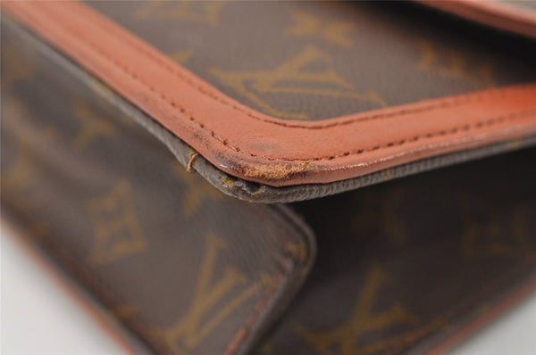 Auth Louis Vuitton Monogram Pochette Dame GM Clutch Hand Bag Old Model LV 3298J