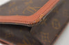 Auth Louis Vuitton Monogram Pochette Dame GM Clutch Hand Bag Old Model LV 3298J