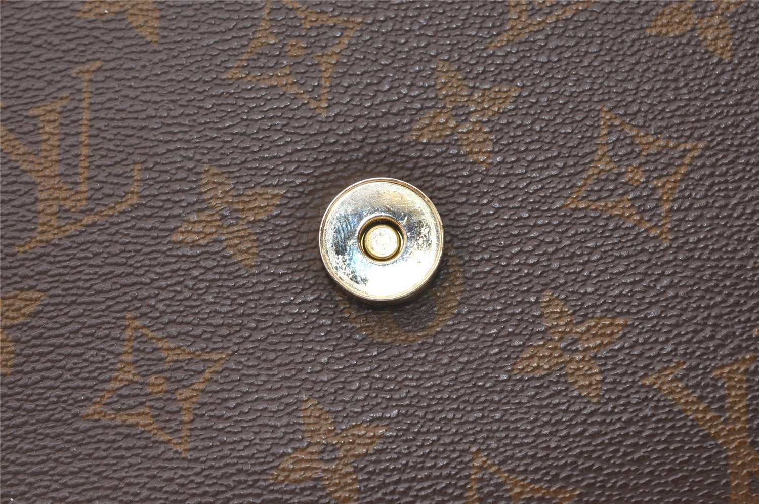 Auth Louis Vuitton Monogram Pochette Dame GM Clutch Hand Bag Old Model LV 3298J