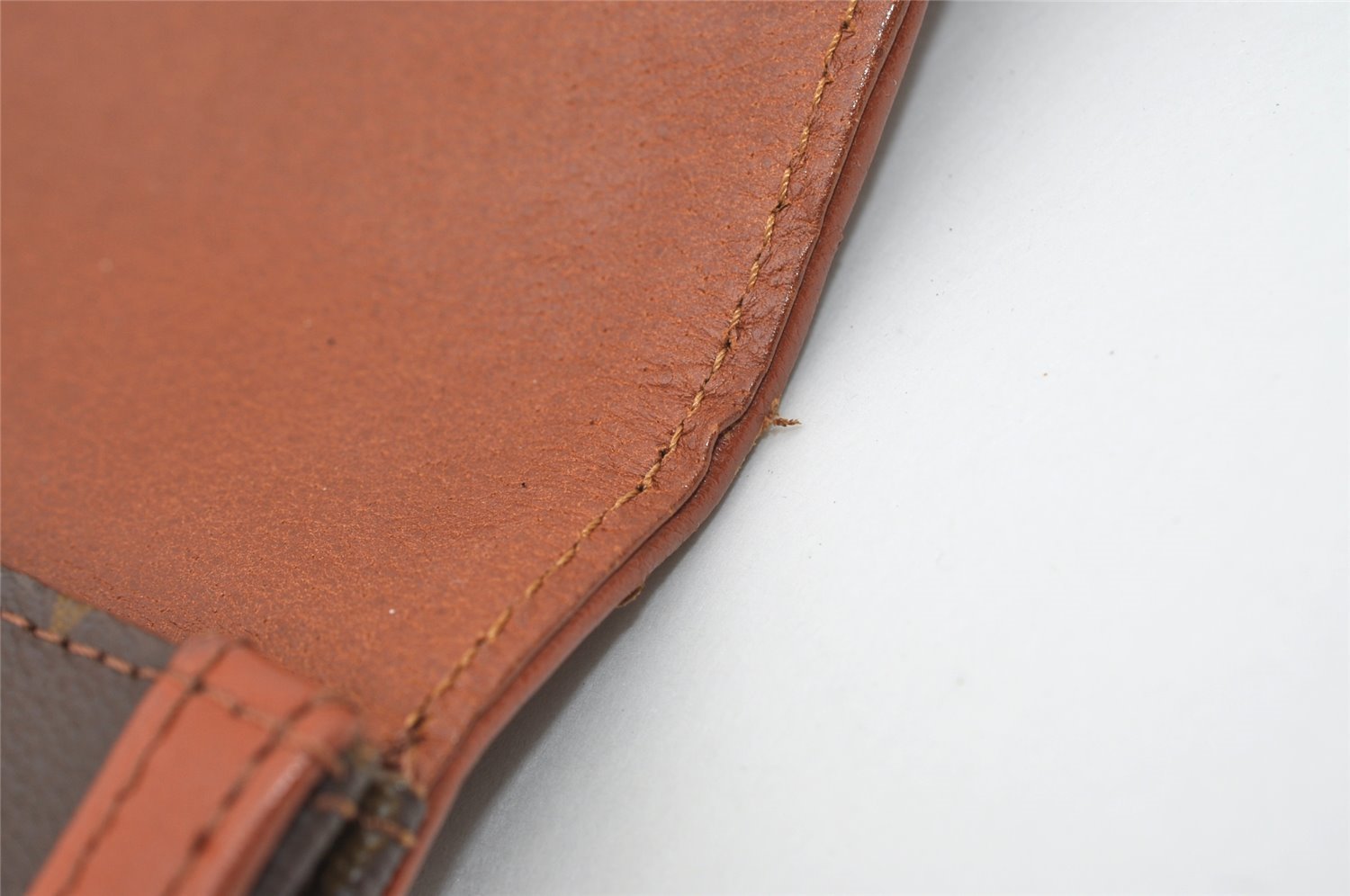 Auth Louis Vuitton Monogram Pochette Dame GM Clutch Hand Bag Old Model LV 3298J