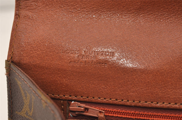 Auth Louis Vuitton Monogram Pochette Dame GM Clutch Hand Bag Old Model LV 3298J