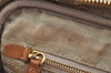 Authentic PRADA Vintage Canvas Leather Nylon Shoulder Hand Bag Purse Brown 3299I