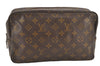 Auth Louis Vuitton Monogram Trousse Toilette 28 Clutch Hand Bag Old Model 3299K