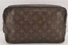 Auth Louis Vuitton Monogram Trousse Toilette 28 Clutch Hand Bag Old Model 3299K