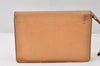 Authentic Louis Vuitton Epi Sellier Dragonne Clutch Bag Beige M52616 LV 3300K