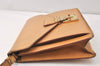 Authentic Louis Vuitton Epi Sellier Dragonne Clutch Bag Beige M52616 LV 3300K