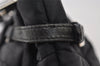 Authentic PRADA Crispy Nylon Ca Tessuto Leather Shoulder Bag BR3815 Black 3301I