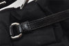 Authentic PRADA Crispy Nylon Ca Tessuto Leather Shoulder Bag BR3815 Black 3301I