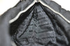 Authentic PRADA Crispy Nylon Ca Tessuto Leather Shoulder Bag BR3815 Black 3301I
