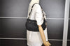 Authentic PRADA Crispy Nylon Ca Tessuto Leather Shoulder Bag BR3815 Black 3301I