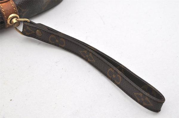 Authentic Louis Vuitton Monogram Marly Dragonne GM M51825 Clutch Hand Bag 3302K