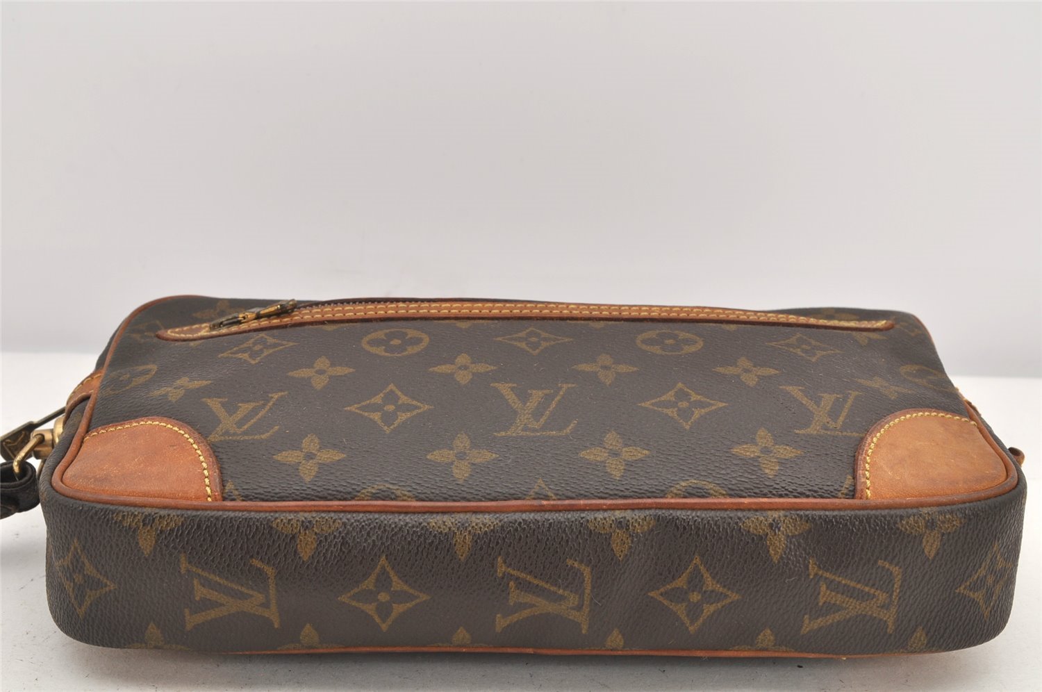 Authentic Louis Vuitton Monogram Marly Dragonne GM M51825 Clutch Hand Bag 3302K