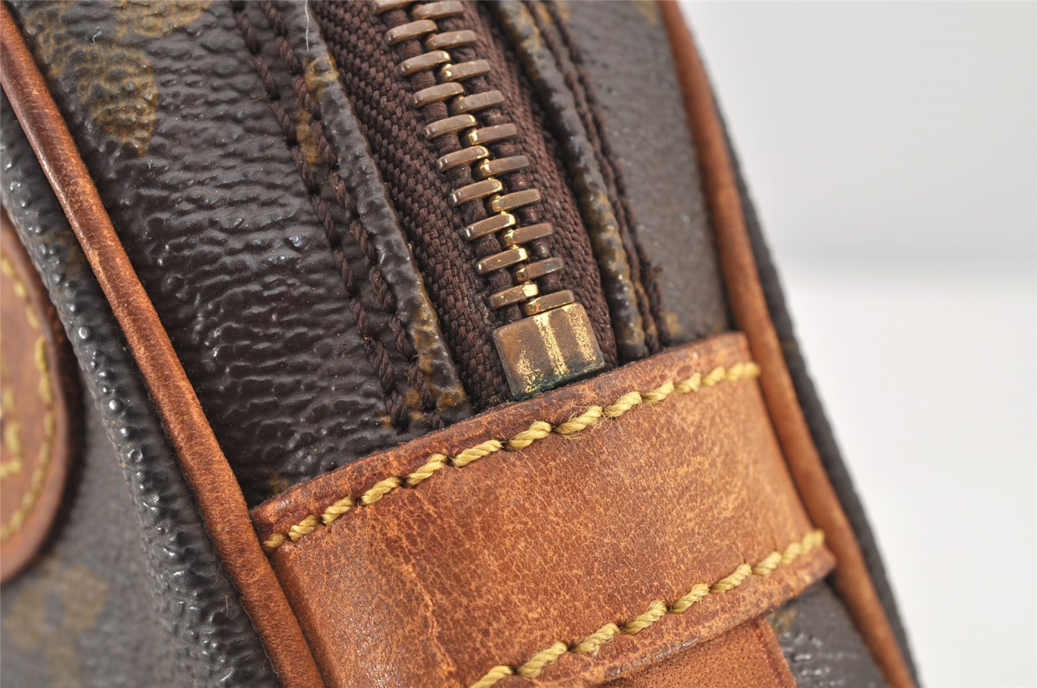 Authentic Louis Vuitton Monogram Marly Dragonne GM M51825 Clutch Hand Bag 3302K