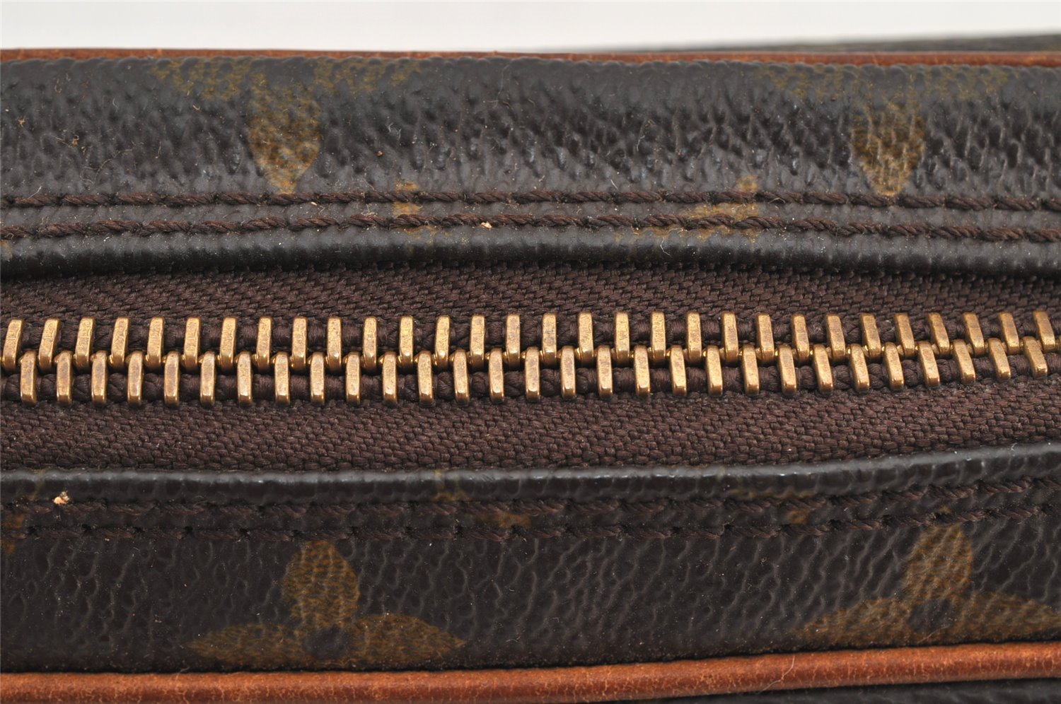 Authentic Louis Vuitton Monogram Marly Dragonne GM M51825 Clutch Hand Bag 3302K