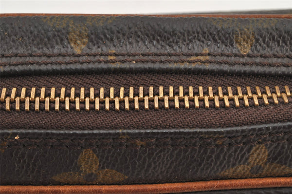 Authentic Louis Vuitton Monogram Marly Dragonne GM M51825 Clutch Hand Bag 3302K