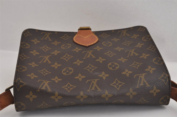 Authentic Louis Vuitton Monogram Cartouchiere GM M51252 Shoulder Cross Bag 3303J