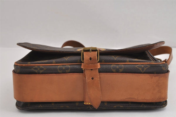 Authentic Louis Vuitton Monogram Cartouchiere GM M51252 Shoulder Cross Bag 3303J