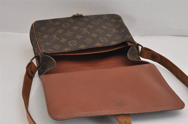 Authentic Louis Vuitton Monogram Cartouchiere GM M51252 Shoulder Cross Bag 3303J