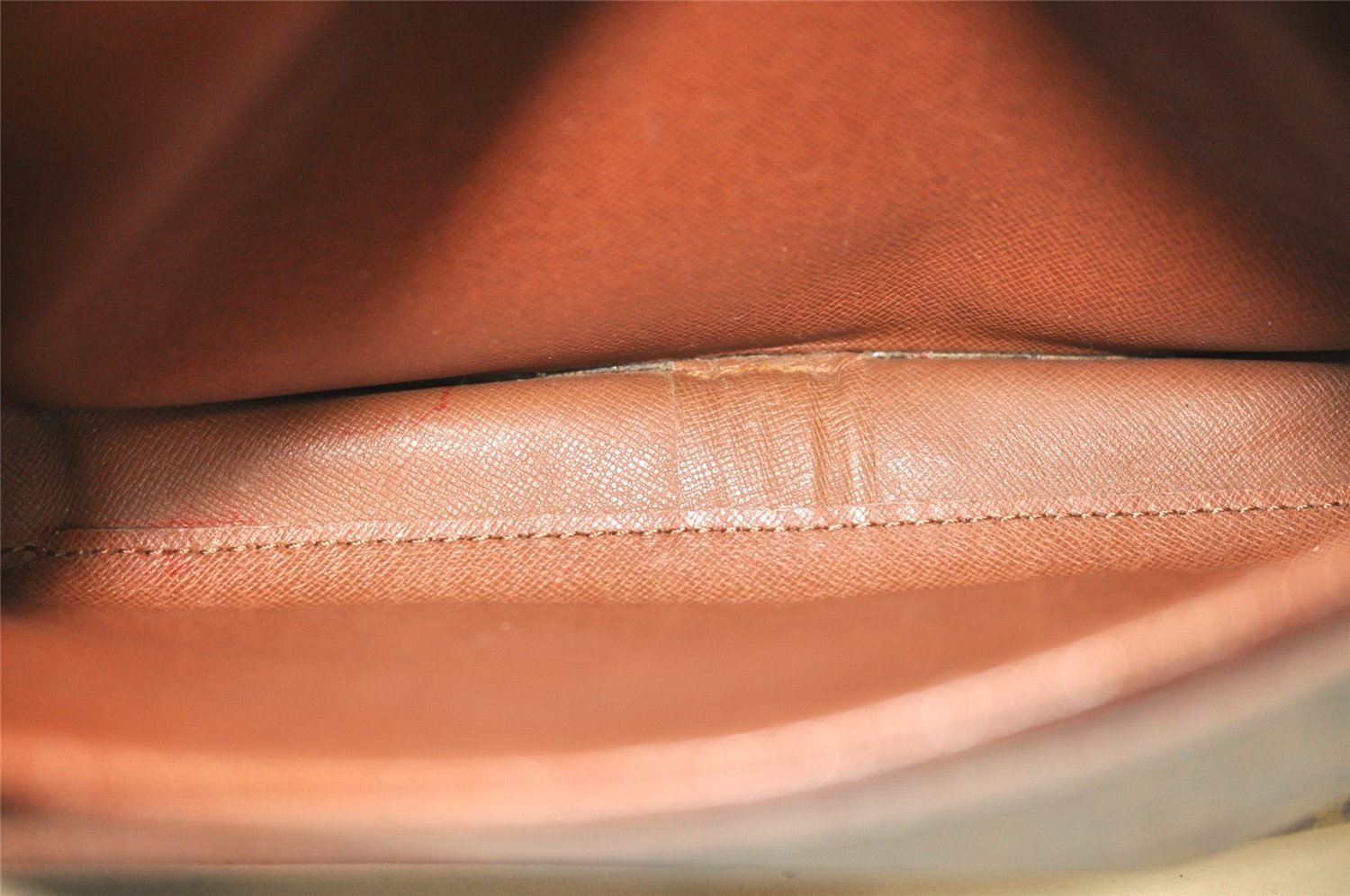 Authentic Louis Vuitton Monogram Cartouchiere GM M51252 Shoulder Cross Bag 3303J