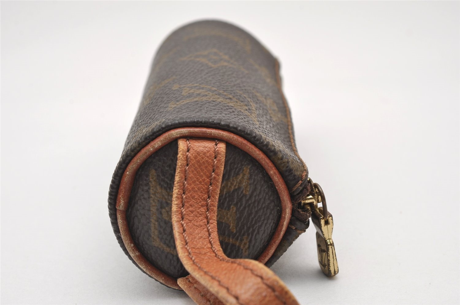 Authentic Louis Vuitton Monogram Etui 3 Golf Ball Case M58249 LV 3304J