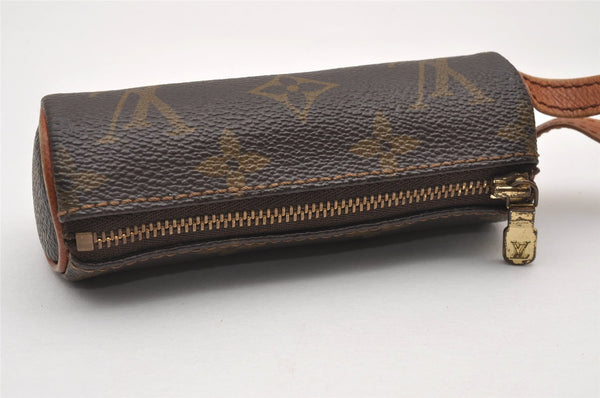 Authentic Louis Vuitton Monogram Etui 3 Golf Ball Case M58249 LV 3304J