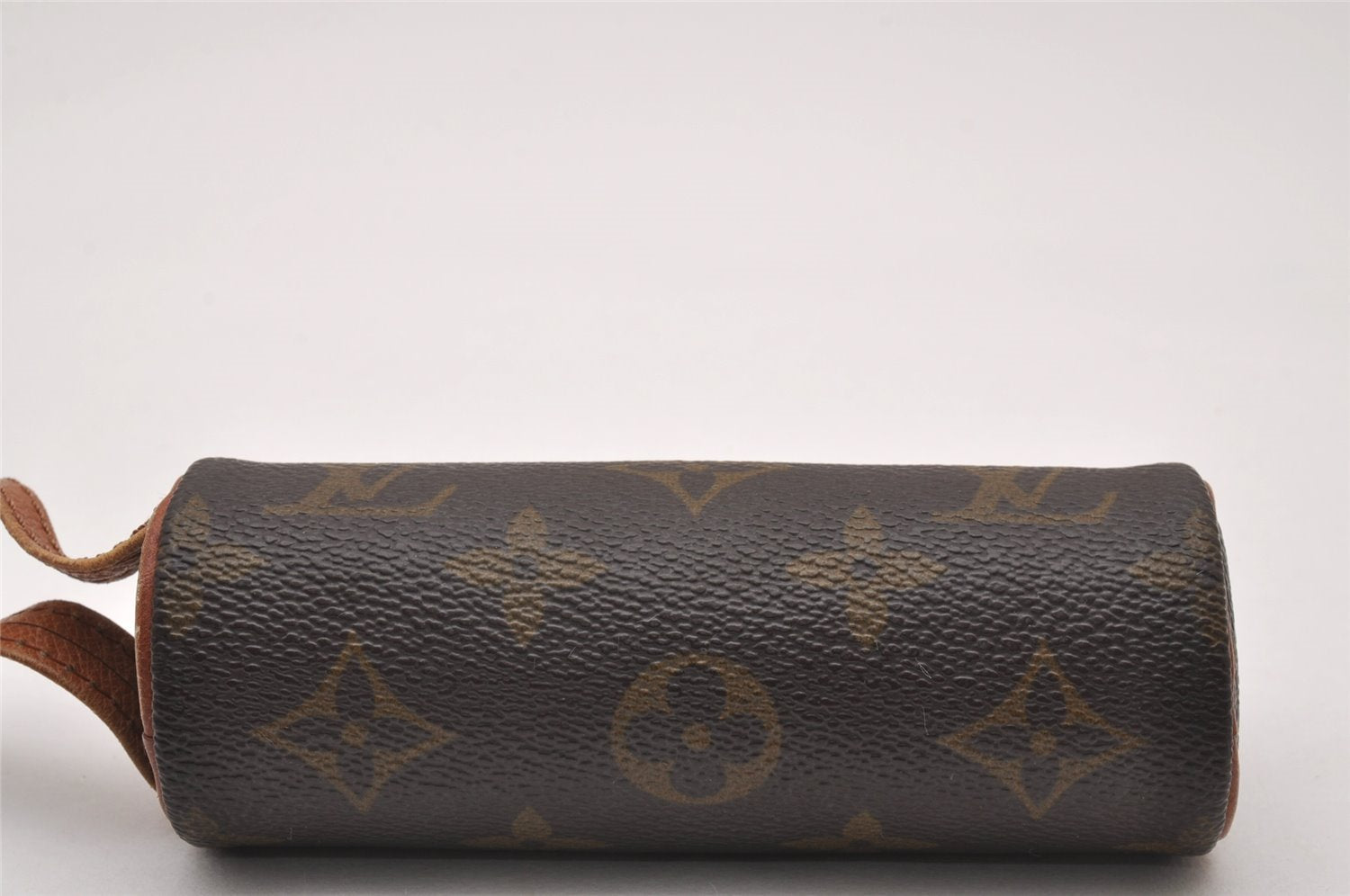 Authentic Louis Vuitton Monogram Etui 3 Golf Ball Case M58249 LV 3304J