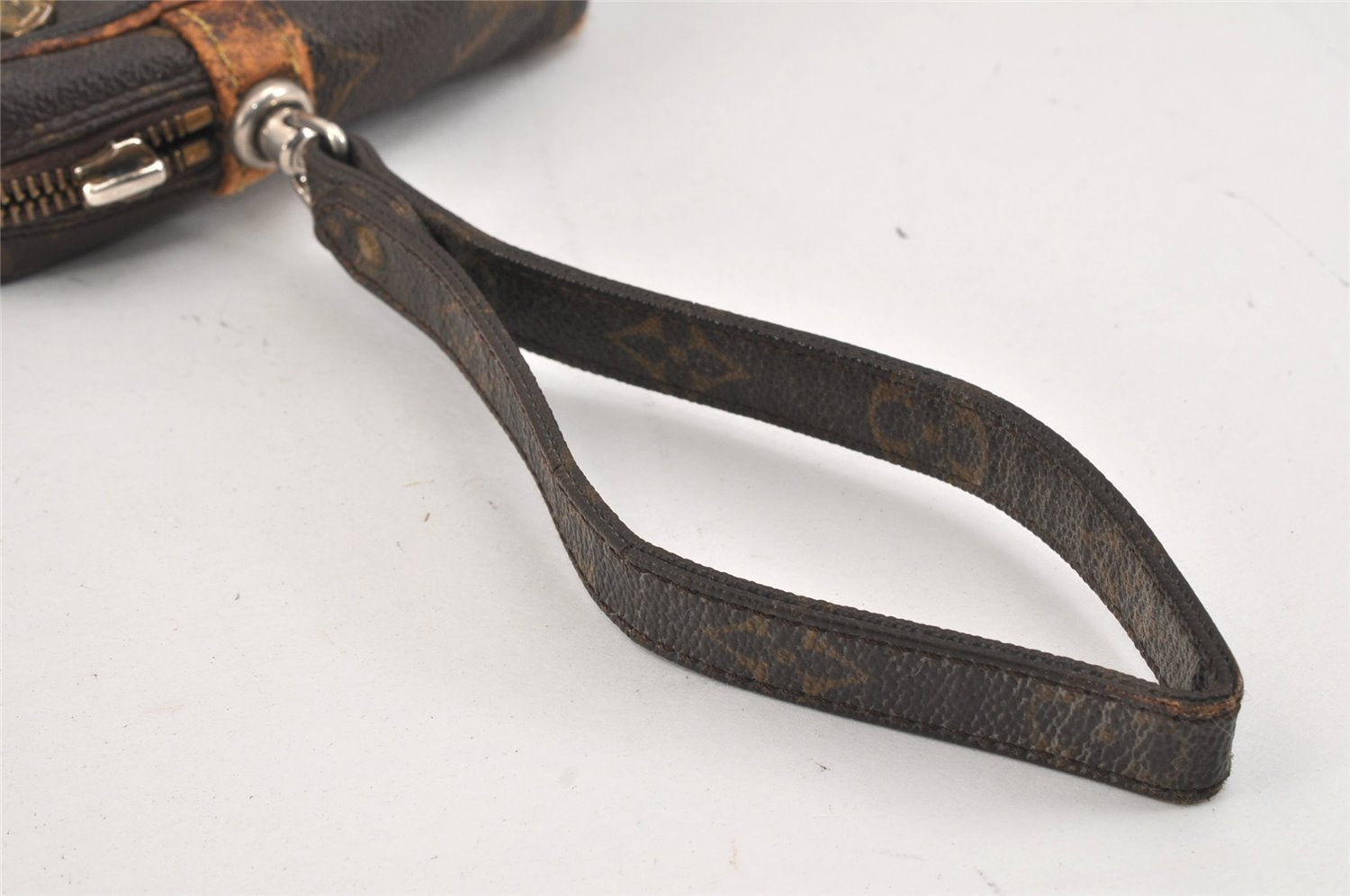 Authentic Louis Vuitton Monogram Marly Dragonne GM M51825 Clutch Bag Junk 3304K