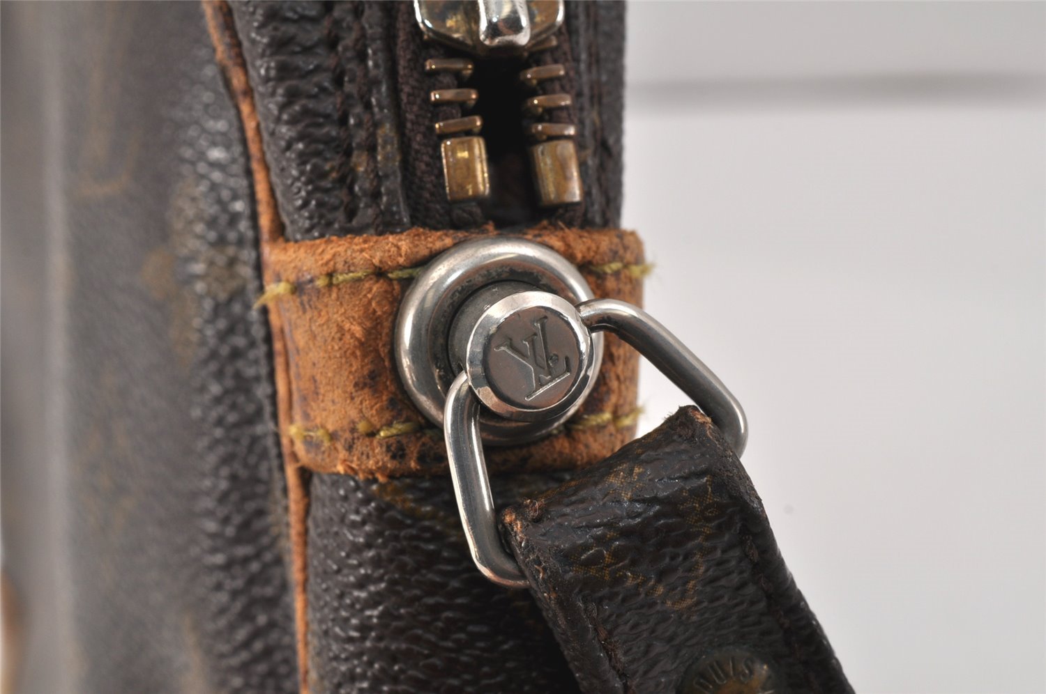 Authentic Louis Vuitton Monogram Marly Dragonne GM M51825 Clutch Bag Junk 3304K