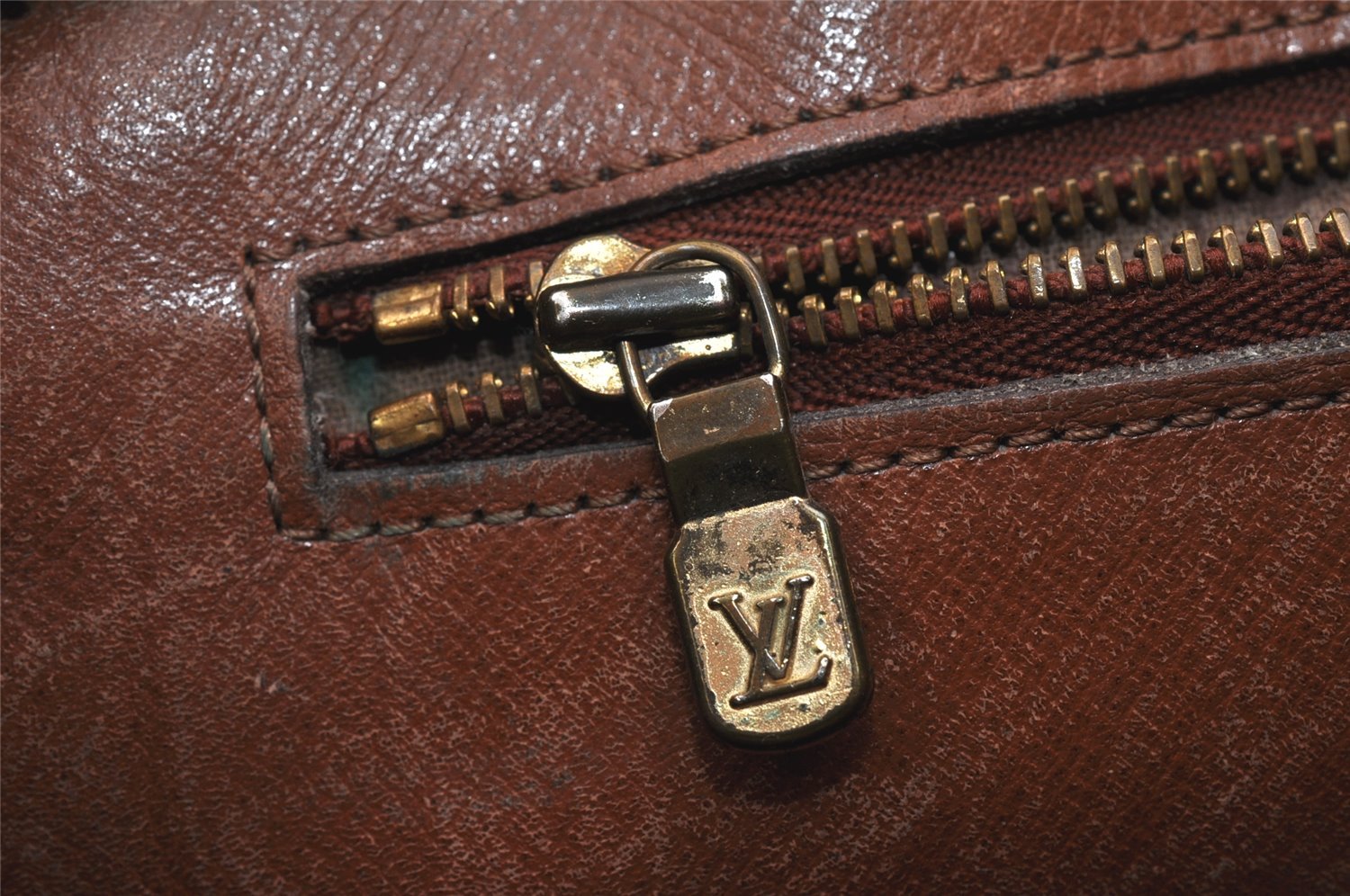 Authentic Louis Vuitton Monogram Marly Dragonne GM M51825 Clutch Bag Junk 3304K