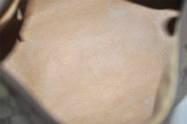 Authentic GUCCI Shoulder Cross Body Bag Purse GG PVC Leather Brown Junk 3305J