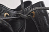 Authentic Louis Vuitton Epi Petit Noe Drawstring Bag M59012 Black Junk 3305K