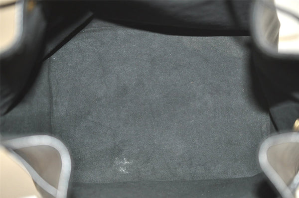 Authentic Louis Vuitton Epi Petit Noe Drawstring Bag M59012 Black Junk 3305K