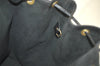 Authentic Louis Vuitton Epi Petit Noe Drawstring Bag M59012 Black Junk 3305K