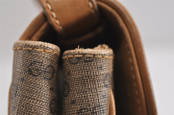 Authentic GUCCI Micro GG PVC Leather Shoulder Cross Body Bag Brown Junk 3306J