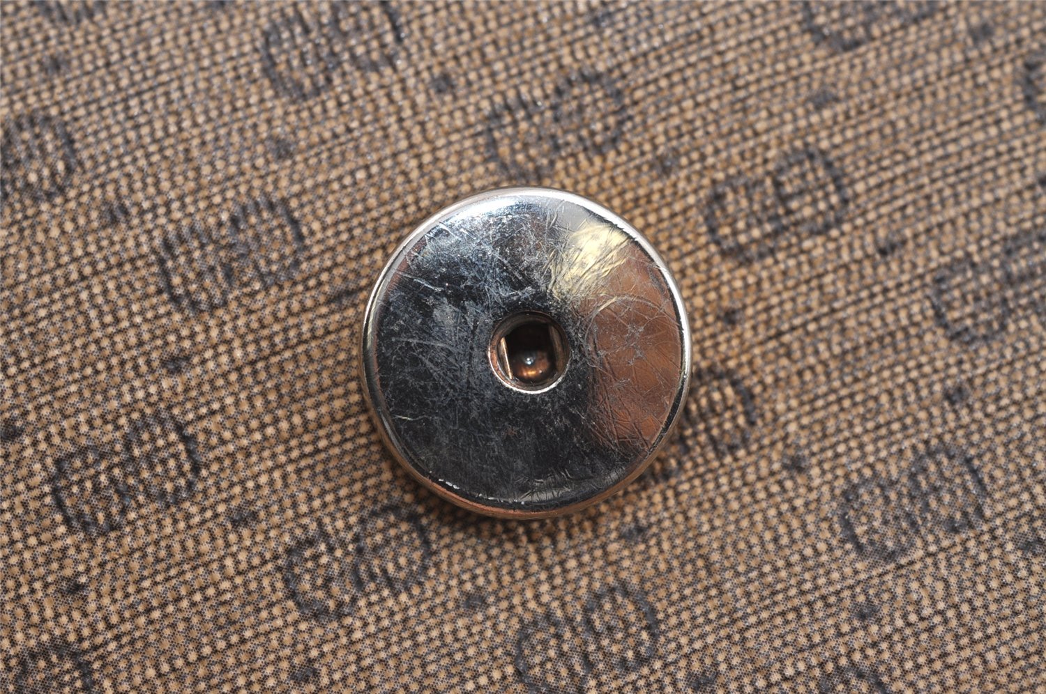 Authentic GUCCI Micro GG PVC Leather Shoulder Cross Body Bag Brown Junk 3306J