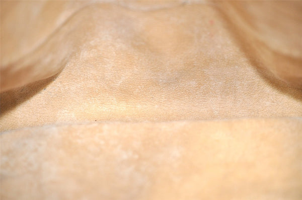 Authentic GUCCI Micro GG PVC Leather Shoulder Cross Body Bag Brown Junk 3306J