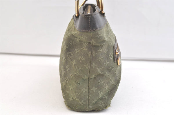 Auth Louis Vuitton Monogram Mini Lucille PM Hand Bag Green Khaki M92682 LV 3306K