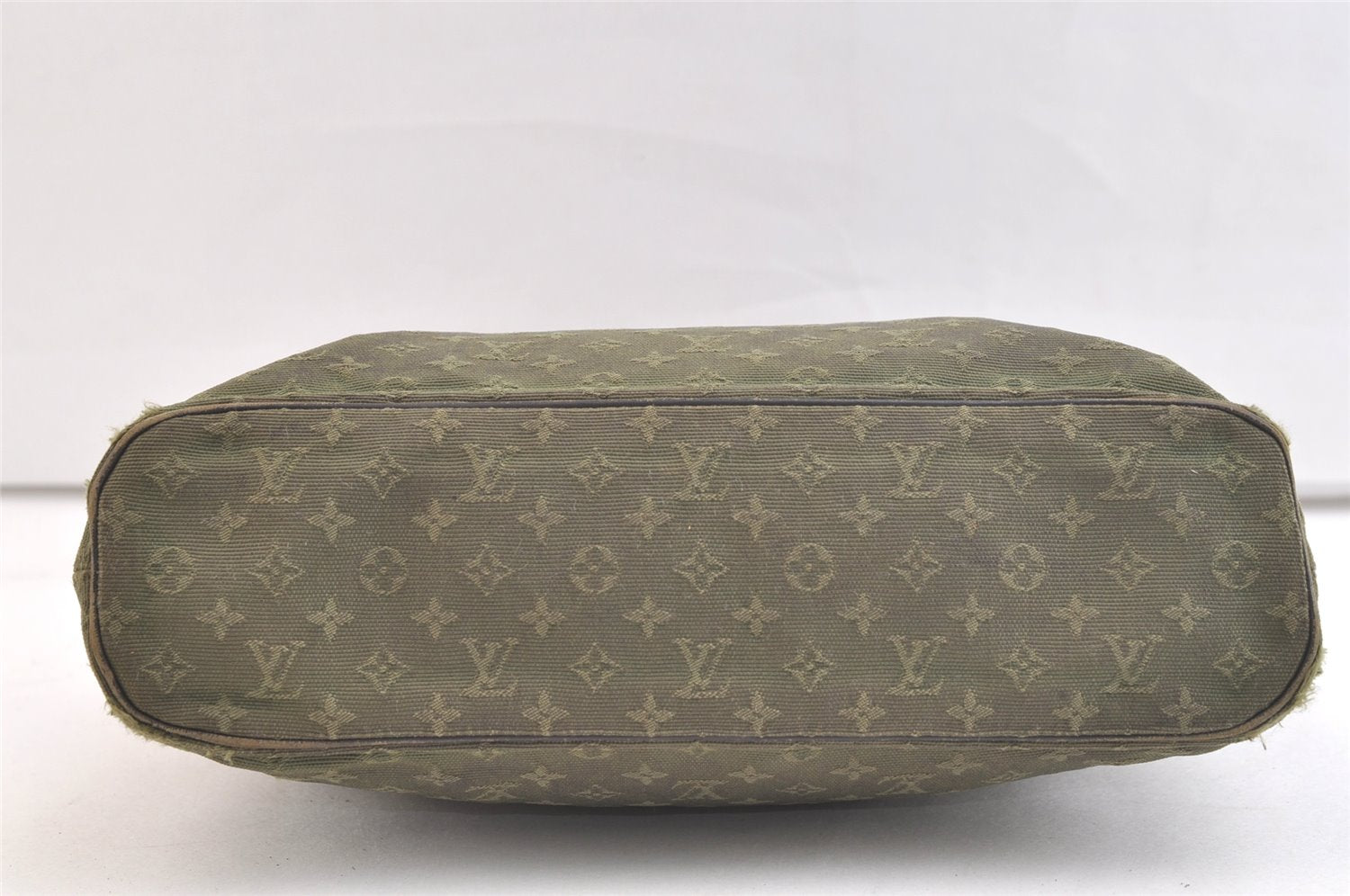 Auth Louis Vuitton Monogram Mini Lucille PM Hand Bag Green Khaki M92682 LV 3306K