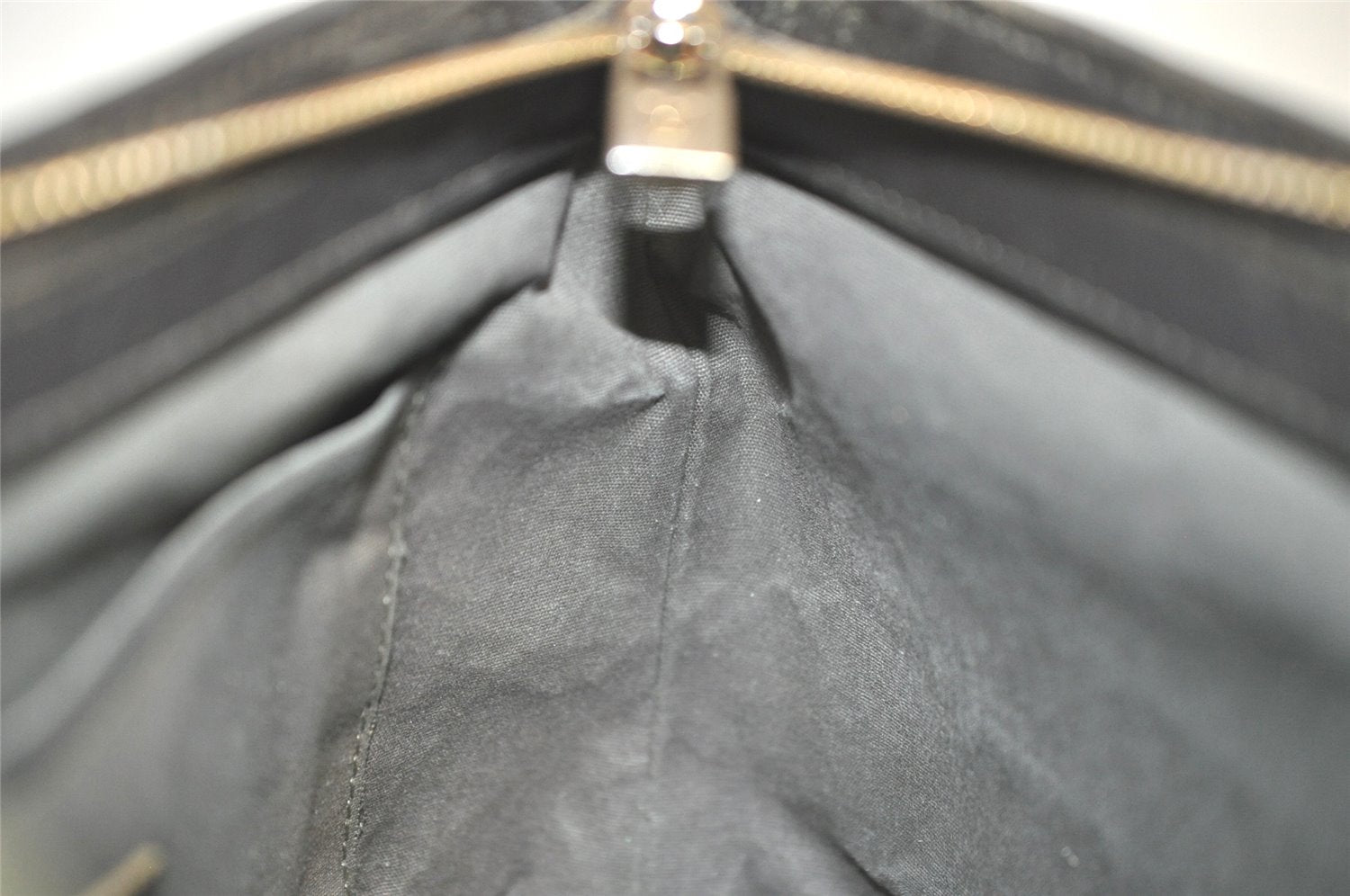 Auth Louis Vuitton Monogram Mini Lucille PM Hand Bag Green Khaki M92682 LV 3306K