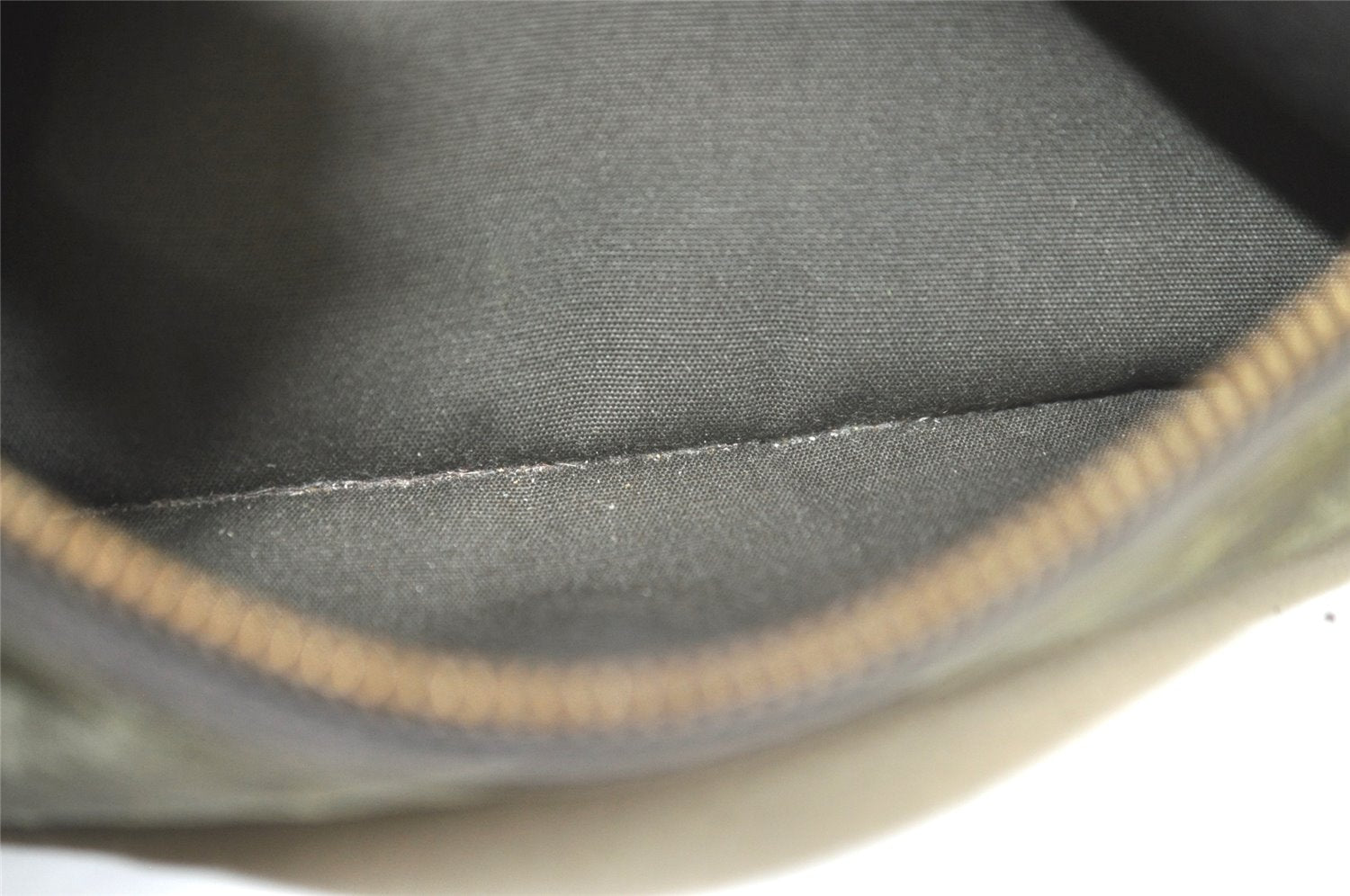 Auth Louis Vuitton Monogram Mini Lucille PM Hand Bag Green Khaki M92682 LV 3306K