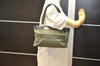 Auth Louis Vuitton Monogram Mini Lucille PM Hand Bag Green Khaki M92682 LV 3306K